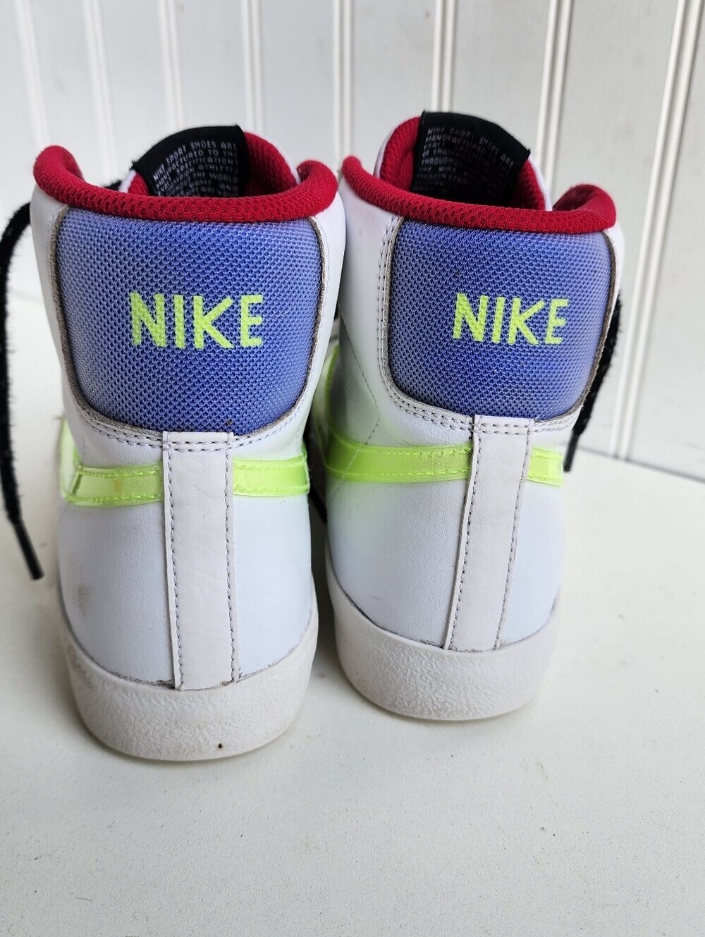 Nike Blazer Mid 77 White Mystic Boys Size 5.5Y Athletic Shoe Sneakers DV2234-100 - Picture 9 of 10